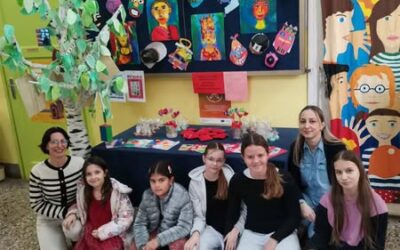Prodajna izložba školske zadruge Ekoznalci Montezarci povodom Valentinova