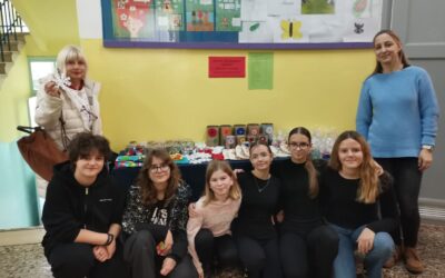 Božićno novogodišnja prodajna izložba školske zadruge Ekoznalci Montezarci