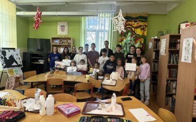 Festival znanosti : slonova pasta u školskoj knjižnici OŠ Monte Zaro